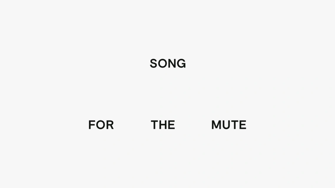 Song for the Mute