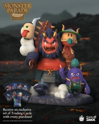 Monster Parade designer vinyl figures by illustrator Ryogo Toyoda featuring Japanese yokai monsters
