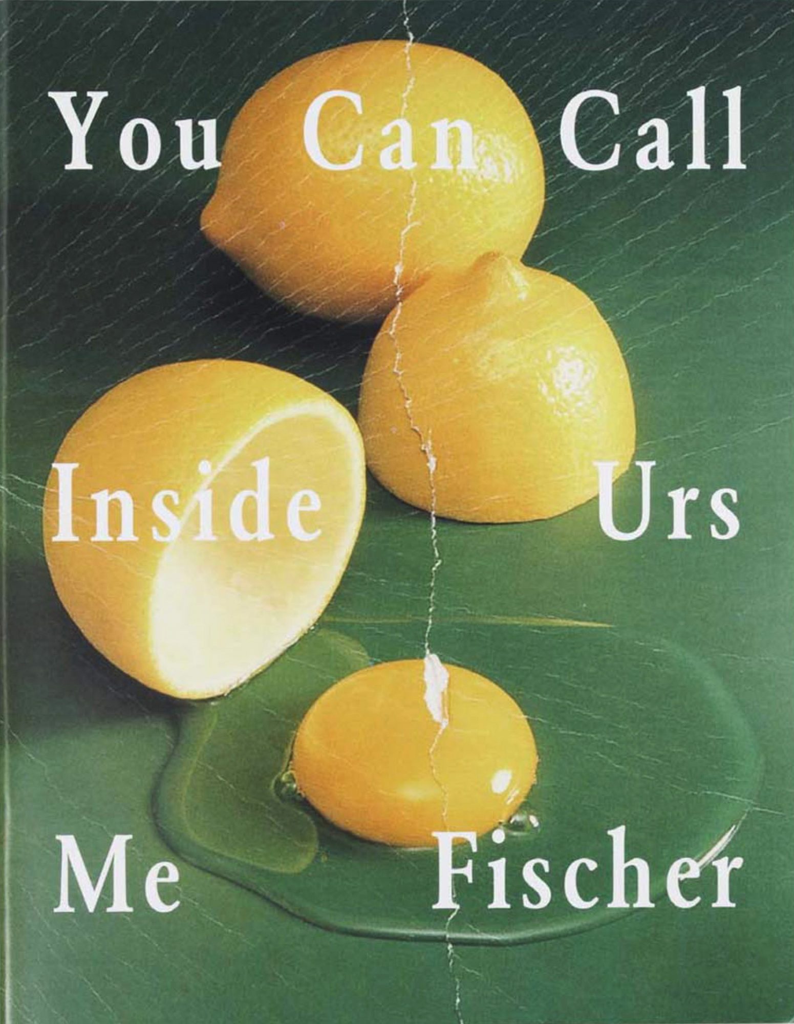 Abstract image featuring lemons, including one cut open, and an egg yolk, set against a green background with prominent white text.