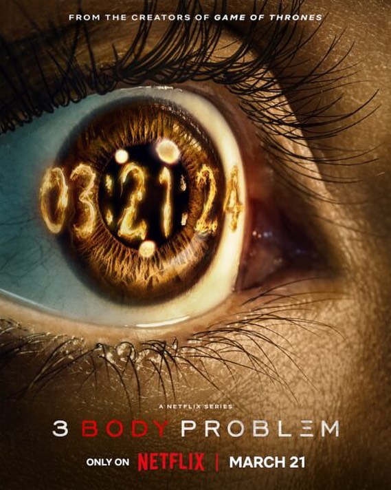 Close-up of a human eye reflecting a digital display of glowing numerals, set against a warm skin tone and eyelashes.