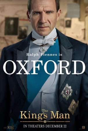 Movie poster of Ralph Fiennes in a suit for 'The King's Man'. The film is set to release in theaters on December 22.