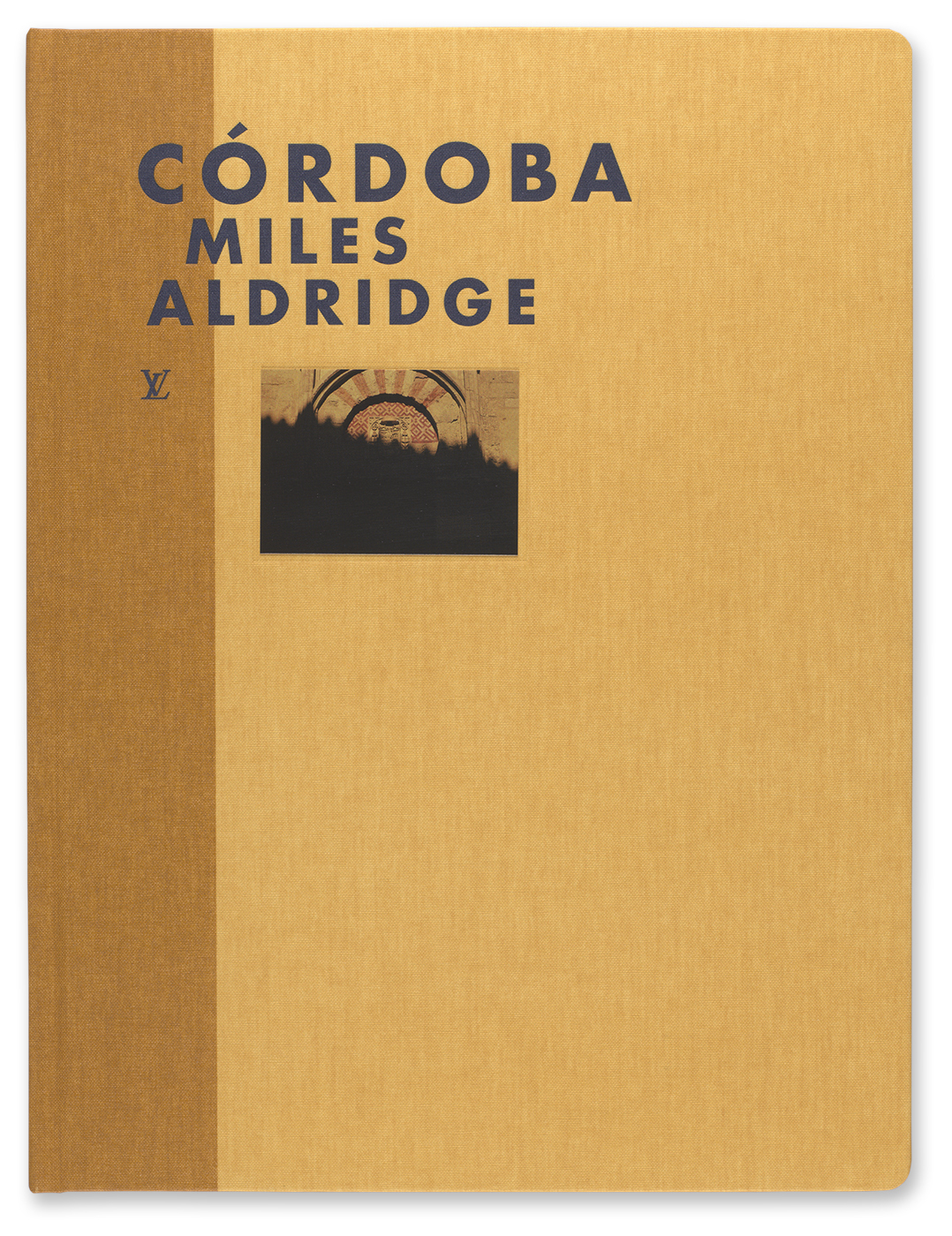 Tan book cover with the words 'Córdoba Miles Aldridge' and small image of an arched doorway.