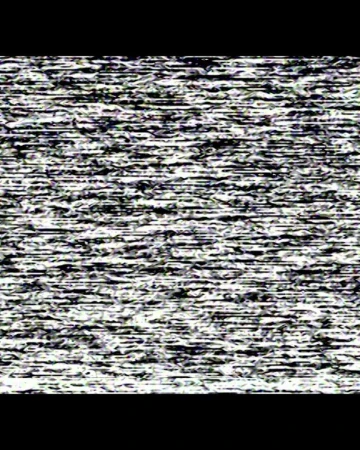 Image of digital static noise pattern with black background.