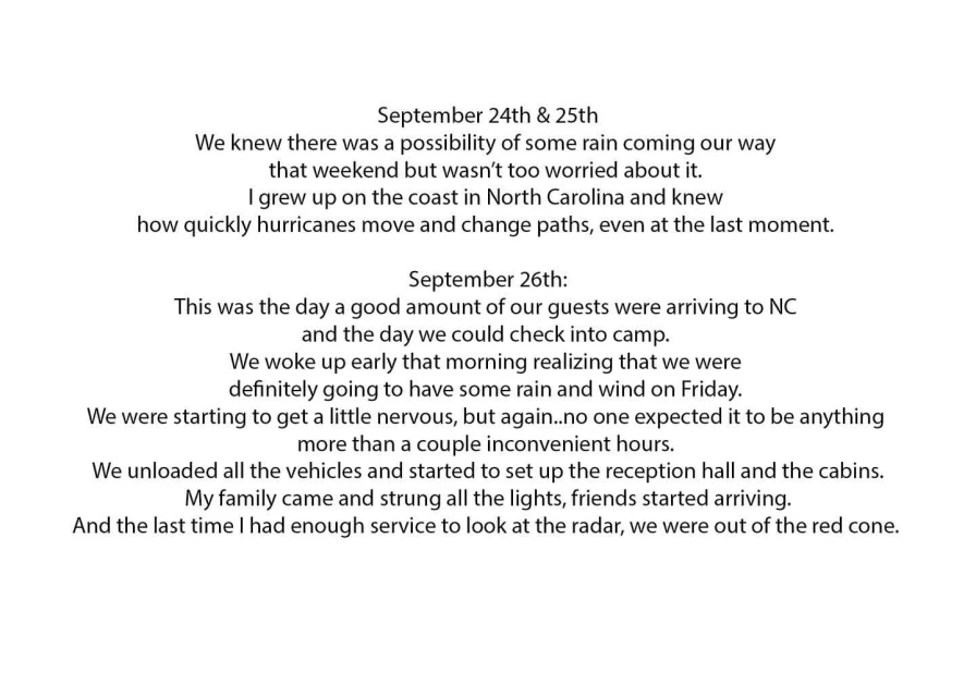Document with diary entries discussing weather, travel plans, and event preparations, written in English on a white background.