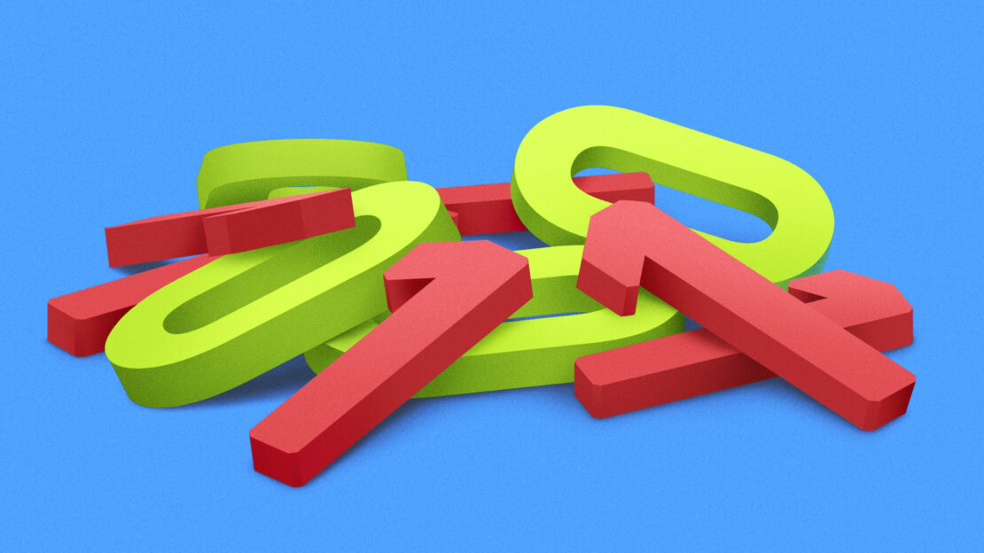 Illustration of the numbers zero and one scattered against a bright blue background, using flat design and strong color contrasts.