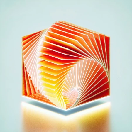 An abstract studio photograph presents a human face constructed from colorful anatomical cutouts, set against a stark black background.