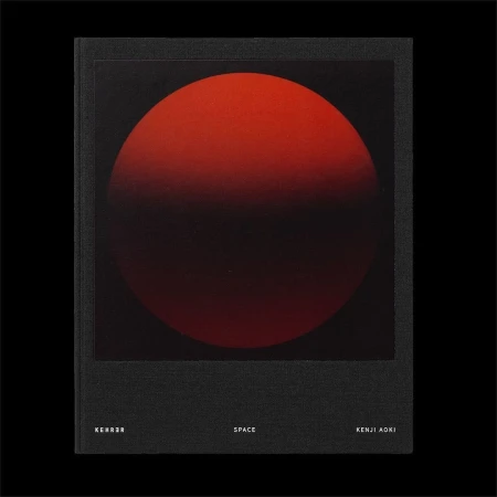 Book cover featuring a gradient red orb on a black background, with the title 'SPACE' and the authors KEHRER and KENJI AOKI.