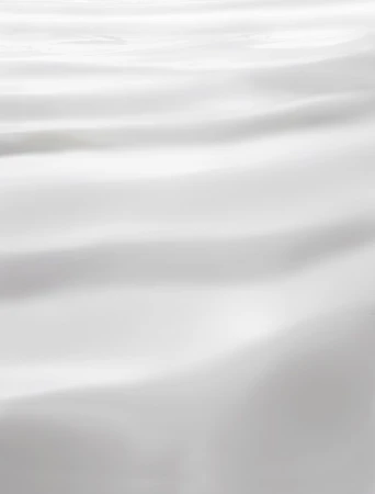 Abstract background with soft, blurry, horizontal folds of white fabric or sheet. Softly lit and shadowed. Neutral aesthetic.
