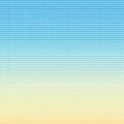 Gradient grid pattern transitioning from light blue to pale yellow by Dwight Eschliman