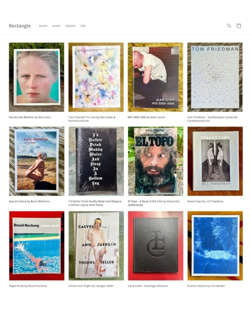 Assorted collection of book covers, featuring portraits, abstract designs, and typography, displayed in a grid layout.