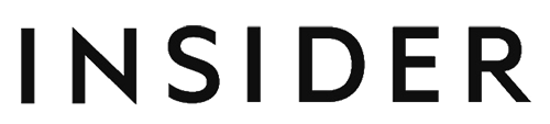 INSIDER logo against a black background, featuring a sans-serif typeface with a minimalist design and clean lines, conveying a modern aesthetic.