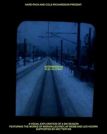 Ski season visual exploration featuring snowy tracks in NYC. Promotion for event supported by Arc'teryx, Marvin Leuvery, AF Webb and Leo Hoorn.
