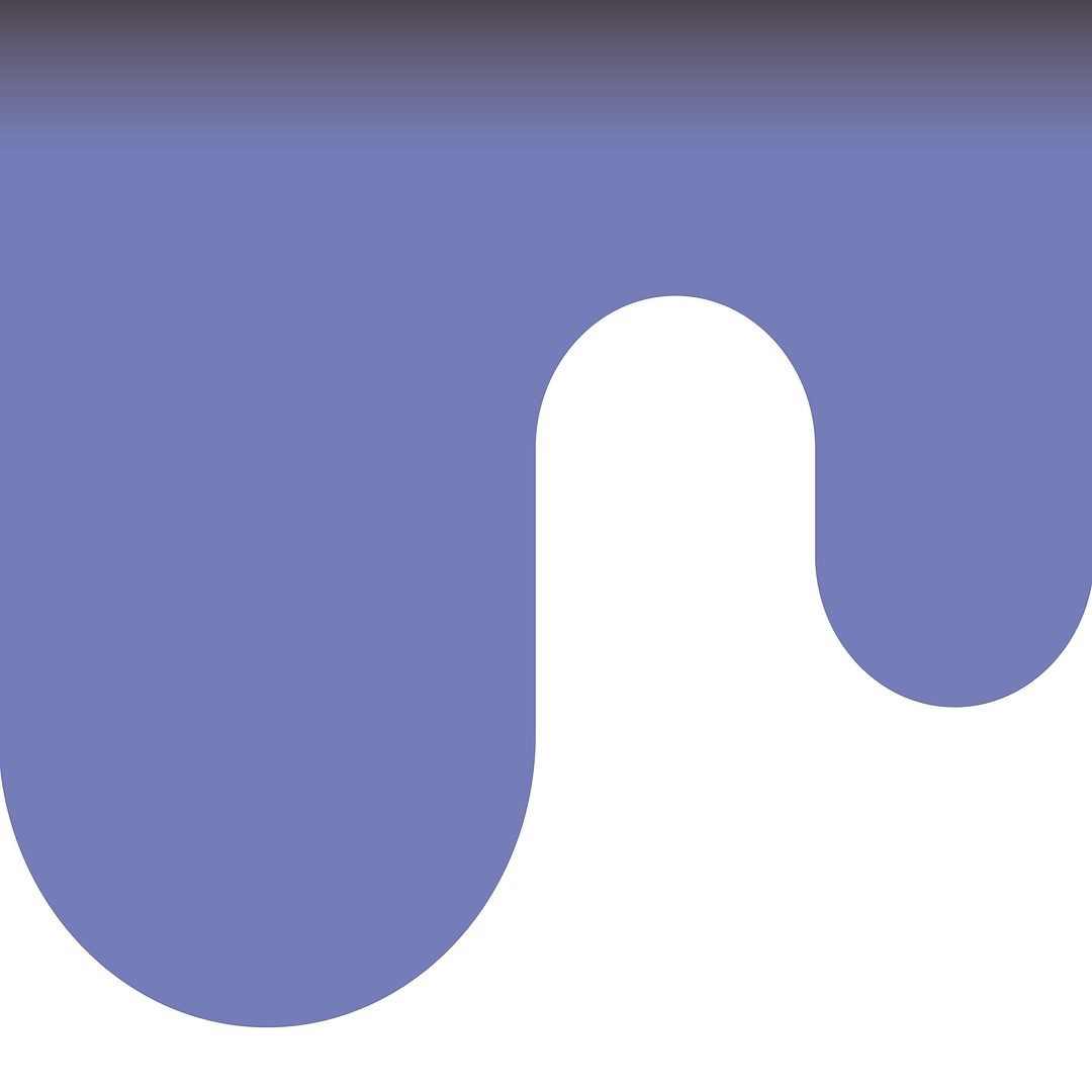 Abstract graphic illustration with a large blue wave pattern against a white background, creating a modern and fluid design element.