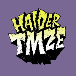 Bold typographic illustration featuring distressed yellow and white lettering against a solid purple background.