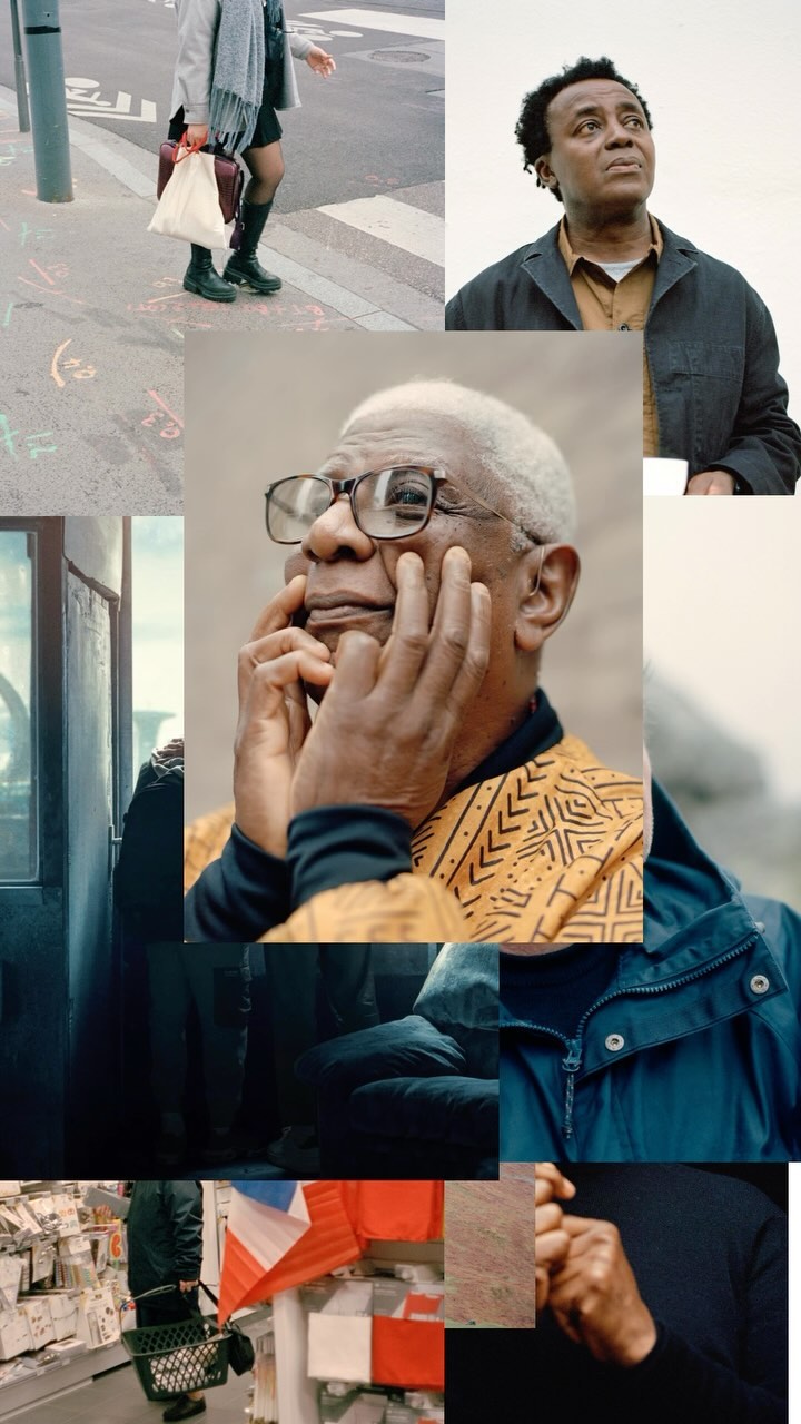 Composite image featuring multiple people and scenes: adults in outdoor and indoor settings, with flags, cityscapes, and candid portraits.