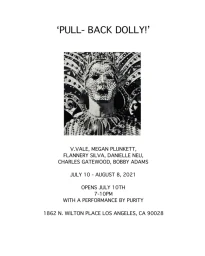 Flyer featuring black and white typography and an ornate masked portrait by Danielle Neu