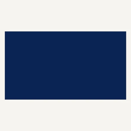 Solid navy blue color block on an off-white background, creating a simple, modern graphic design. No visible subjects or objects.