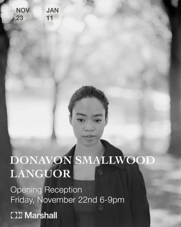 Monochrome portrait of a young woman outdoors in New York photographed by Donavon Smallwood