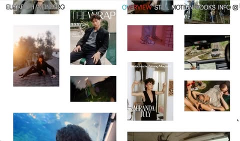 Collage of fashion magazine covers and editorial style photographs featuring women and men in various indoor and outdoor settings.