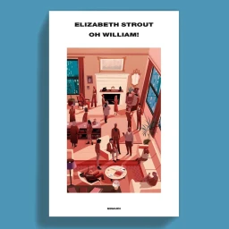 Illustrated book cover by Giordano Poloni showing a party scene inside a warm living room with multiple people gathering.