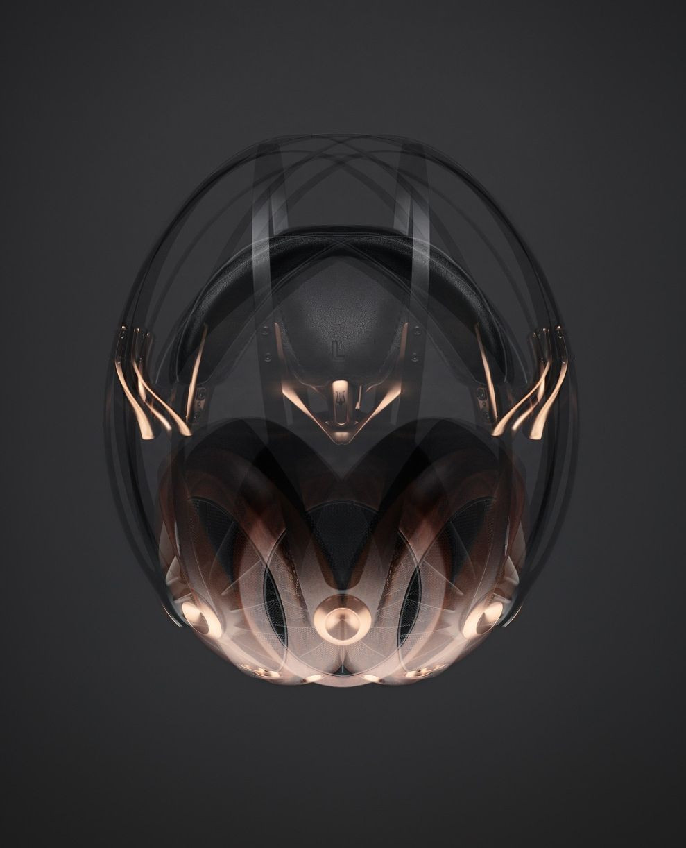Futuristic bike helmet with a transparent outer shell and detailed internal structure, set against a dark gray background.