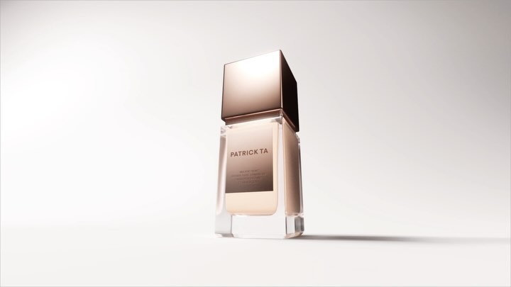 Patrick Ta Major Dimension II Rose Eyeshadow Palette, showcasing elegant design and neutral color scheme on a clean white backdrop.