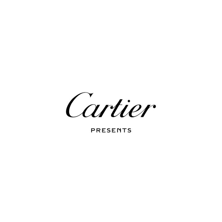 Elegant Cartier logo on white background, showcasing luxury brand's simple design. Ideal for fashion, beauty, and celebrity themes.