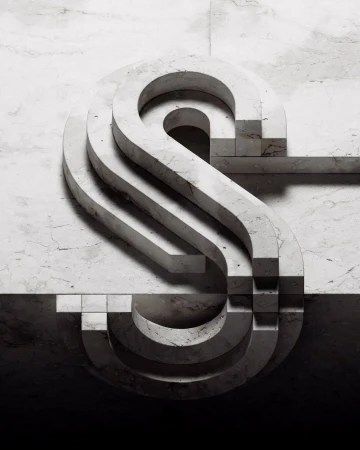 Abstract image featuring a textured, stepped-arch design against a concrete surface, creating a minimalist and geometric visual.