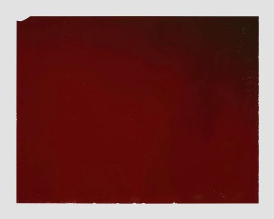 Solid maroon color fills the frame, creating a minimalist composition with subtle tonal variations and a slightly textured surface.
