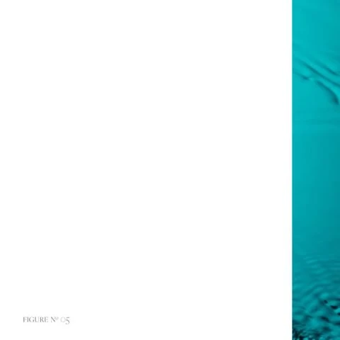 Abstract minimalist aqua blue underwater ripple pattern for backgrounds, textures, design elements and creative projects.
