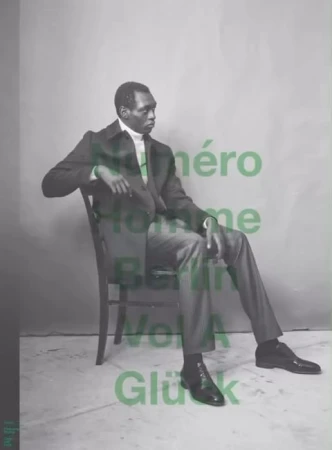 Black man in dark suit seated on a wooden chair against a plain backdrop with green overlay text by Thomas Hauser