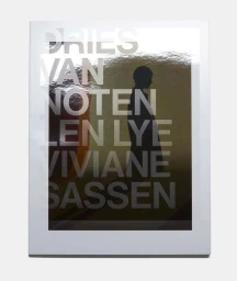 Book cover featuring metallic typography and silhouette profile of a person by photographer Viviane Sassen