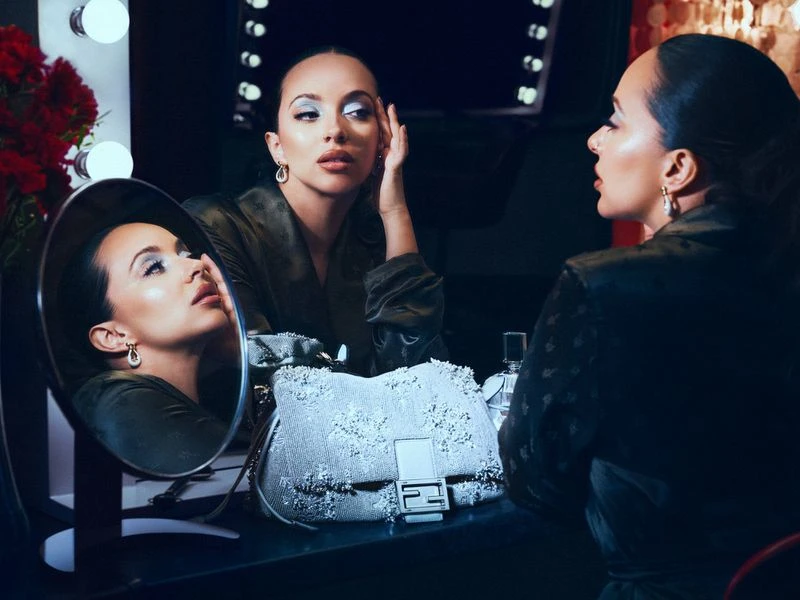 Fendi Mamma Baguette starring JADE