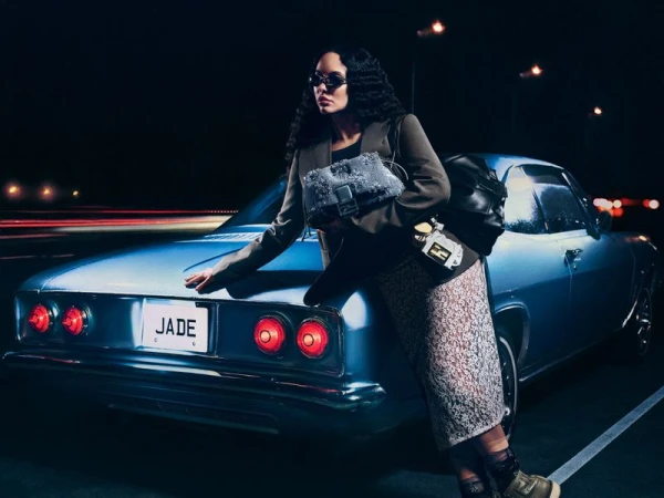 Fendi Mamma Baguette starring JADE