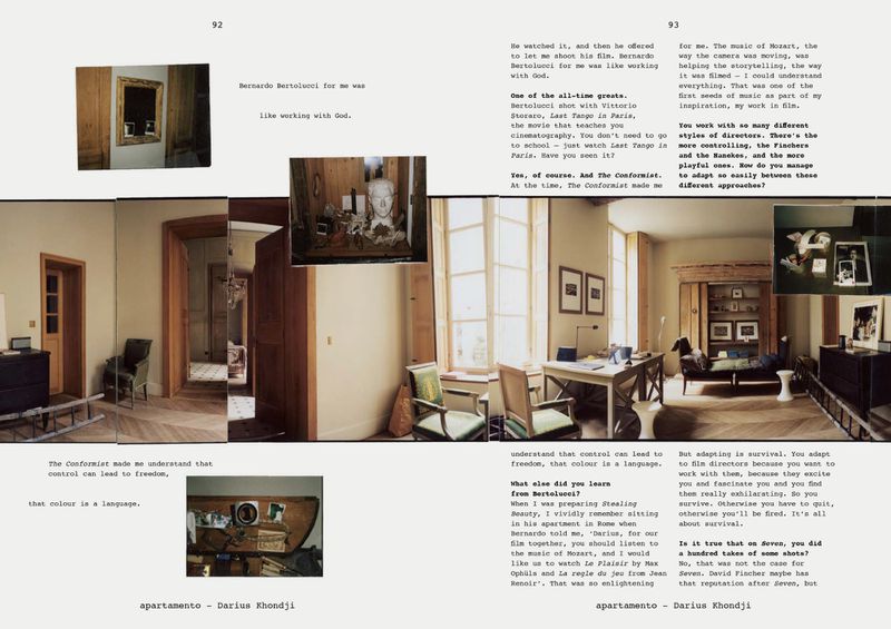 Collage of interior design images showcasing a blend of living spaces, furniture, and architectural details within a residence.