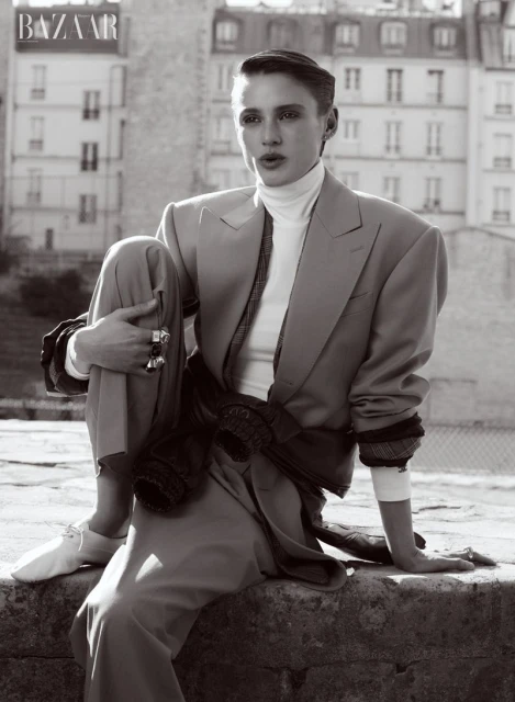 Aleyna Fitzgerald is resplendent in the city of lights