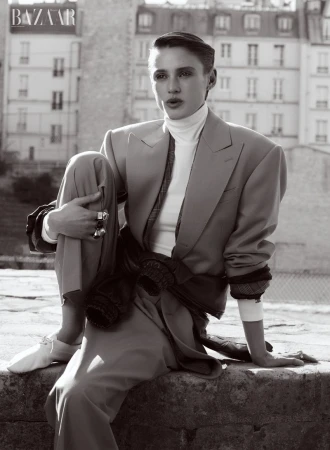 Aleyna Fitzgerald is resplendent in the city of lights