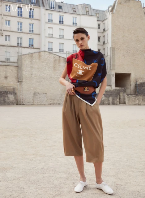 Aleyna Fitzgerald is resplendent in the city of lights