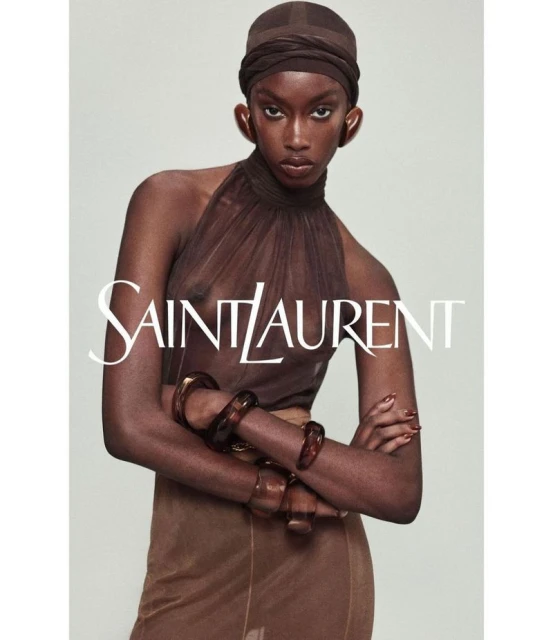 Saint Laurent Women's Winter 2024 Fitting