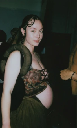Zoe Gustavia Anna Whalen FW24, NYFW Backstage