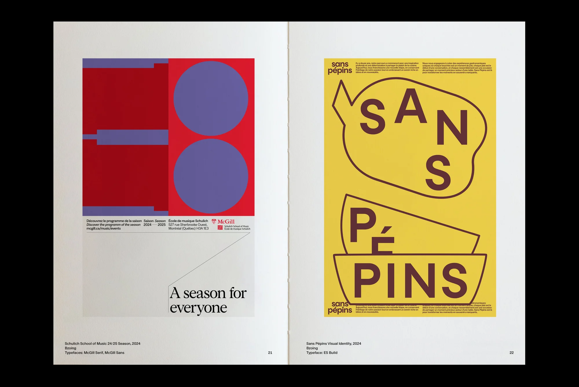 Graphic design featuring geometric shapes, bold colors, and typography on white paper. A modern art aesthetic for a poster design.