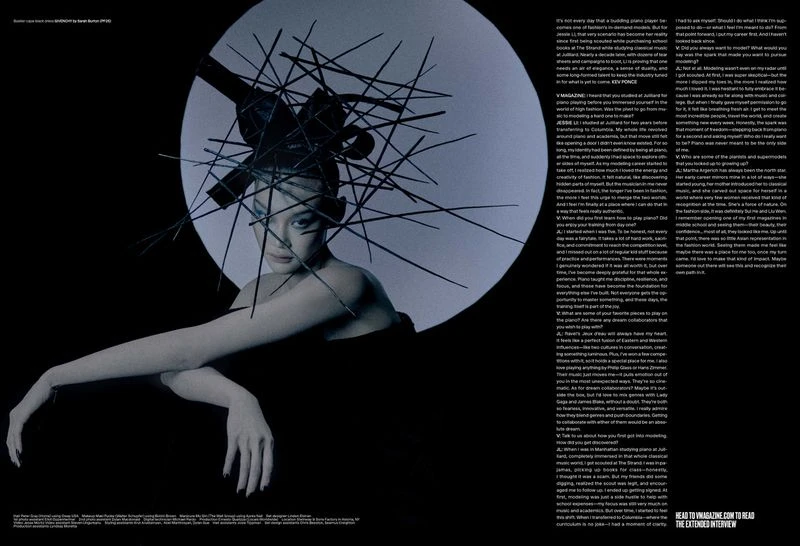 Avant-garde fashion shot of a woman in sculptural headwear against a contrasting circular background, showcasing artistry and style.