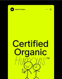 Digital graphic featuring lime green background with black typography and stick figure illustrations