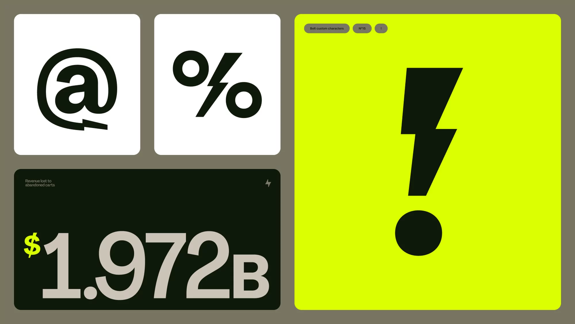 Digital graphic featuring symbols and numerals in black on blocks of white, green, and gray with rounded corners.