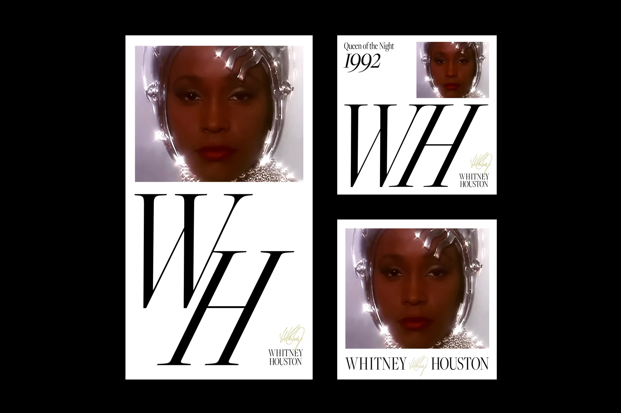 Album cover art featuring an adult woman's face with a decorative headpiece, set against a clean white background and bold black typography.