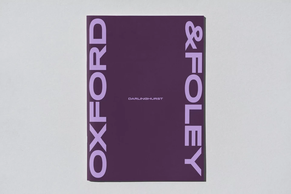 A book cover in a vertical format featuring a minimalist design with a plum background and lilac-colored large sans-serif typography.