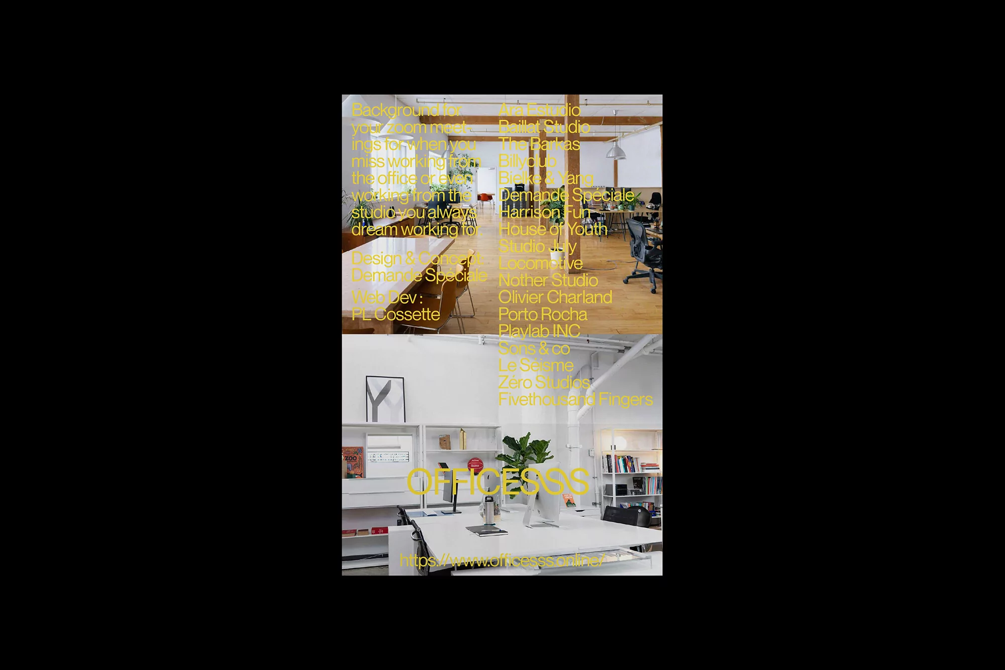 Bright, modern office space with open floor plan, multiple desks, chairs, and natural light; clean, organized, and minimalist aesthetic.