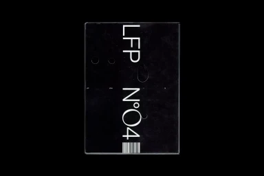 A dark vertical book cover featuring bold white typography reading LFP N°04 and a barcode at the bottom