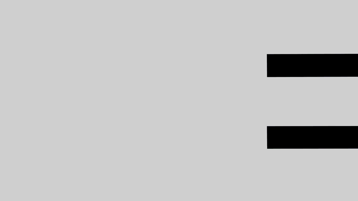 Abstract image with two horizontal black bars against a solid grey background, creating a minimalistic and geometric composition.