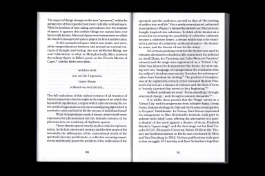 Open book spread showing printed text across pages 90 and 91 against a solid black background.